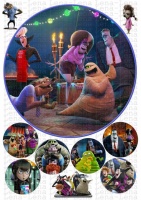 Вафельные картинки на тему: Монстры на каникулах