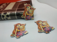 Планер (кабошон) розмір - 3.5×4.2см