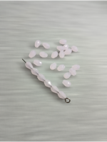 Хрустальные бусины «капля» Размер-  4*6 мм. Цвет - розовый матовый.  Цена указана за 1 шт