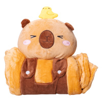 Мягкая игрушка-плед Зайчик 120×160 (см) 2 в 1 Коричневый Colorful Home 5616-68BR