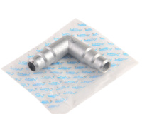 Переходник отопителя угол (16х18х20 мм) универсальний алюминий