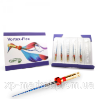 Vortex FLEX, нікель-титанові профайли для викривлених каналів, 6 шт 25/04 (25 мм)