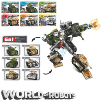 Конструктор игровой Limo Toy Военный транспорт KB-3005 6 шт/уп