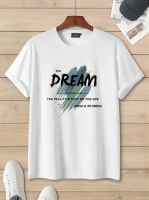 Біла чоловіча футболка з ДТФ (короткий рукав)