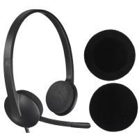 DM Амбушюри Sponge Universal 50 mm для Logitech H330/H340/H600/H111/Sennheiser PX100/PX200 Black