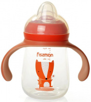 Бутылочка детская для кормления Fissman Babies «Хитрый лис» 260мл с ручками