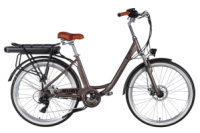 Велосипед з електроприводом 26« AL Dorozhnik eRUBY DD FR рама-17» 48B 15А*г 500Вт мокрий асфальт 2026