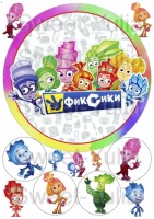 Вафельные картинки на тему: Фиксики