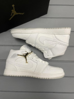 Кроссовки Nike Air Jordan 1 (белые)