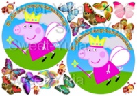 Вафельные картинки на тему: Свинка Пеппа