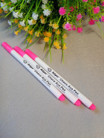 Маркер для ткани Adger смываемый (розовый)