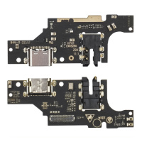 Разъём зарядки для ZTE Blade V40 Vita на плате с микрофоном и компонентами