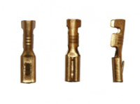 Наконечник латунний автомобільний № 391-10 колодочний зовнішній для проводу 0,50-0,75 мм кв