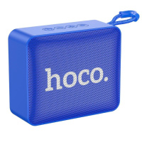 Портативная Bluetooth колонка Hoco Gold brick BS51, синяя