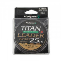 Шнур Kalipso Titan Leader Braid Silt 25м 0.30мм