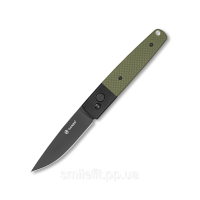 Ніж складаний Ganzo G721B-GR зелений, чорний клинок