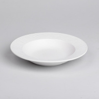 Тарілка супова керамічна 23 см, білий