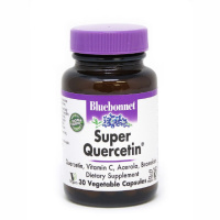 Кверцетин, Super Quercetin, Bluebonnet Nutrition, 30 вегетаріанських капсул