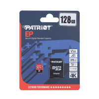 Карта Пам'яті Patriot EP microSDXC (UHS-I/U3) 128gb V30 10 Class &amp;amp; Adapter