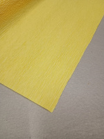 Гофро бумага \ 50*250 см \ цвет жёлтый