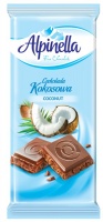 Шоколад молочный Alpinella 100 г кокос