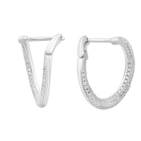 Серебряные серьги CatalogSilver с фианитами (2142355)