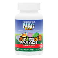 Магній для Дітей без Цукру, Смак Вишні, Animal Parade, Natures Plus, 90 жувальних таблеток