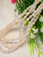 Хрусталь/ Овал/ 4×6мм/ 20 шт / бежевый с аб