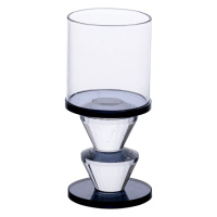Подсвечник стеклянный 6×13 см на одну свечу подсвечник бокал на ножке декоративный Серый HP-4-20M