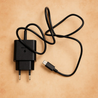 Блочок для зарядки 35W, USB-C + USB-A с кабелем, адаптер для зарядки телефона, сзу | зарядне до телефону (ST)