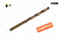 Сверло по металлу Р18 КОБАЛЬТ 1,0 мм (10 шт.) ТМ LT
