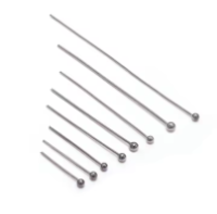 Пин с шариком/ нержавеющая сталь/ 5 шт / 3 см/