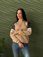 Теплий жіночий світшот «Today» | Норма Бежевий, 42-44