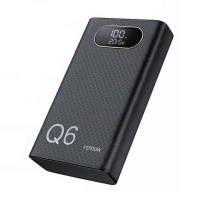 Корпус Multi-powerbank Q6, под элементы 21700 до 6 шт, 100W, черный
