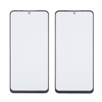 Стекло тачскрина с OCA плёнкой для Xiaomi Poco X5 (5G) чёрное с олеофобным покрытием, закалённое