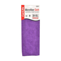 Ганчірка з мікрофібри CarLife, 30x30 см, фіолетова