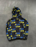 Патріотичне чорне худі | 6-228