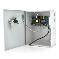 Источник бесперебойного питания MERLION 12В 3А ББП-1245A (один канал, ток заряда до 300мА, заряд до 7А/ч)