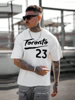 Біла чоловіча футболка з ДТФ (стандарт)