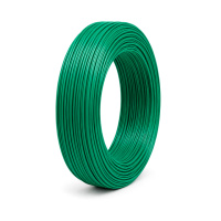 Кабель силиконовый луженный AWG 22 American Standard 22AWG/0,3квМ/600В, 400 метров, негорючий, термостойкий, Green, цена за метр