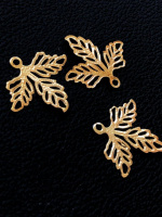 Коннектор. Размер - 23*26 мм. Цена за 1шт. Цвет - лимонное золото