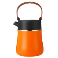 Чайник термос с датчиком температуры и вакуумной изоляцией 700 мл оранжевый HP-14-22O