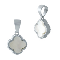 Серебряная подвеска CatalogSilver с перламутром (2000228)