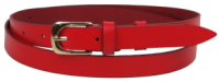 Жіночий шкіряний ремінь Skipper 1628-20 червоний 2 см