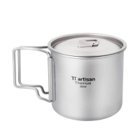 Титановий кухоль Tiartisan 350 мл. Чашка з титану.