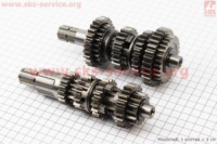 Коробка передач (два вала с шестернями) СG-200cc вал первичный 11зуб.