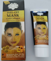 Маска-пленка с золотом и коллагеном Пил Оф Маск-PeelOff Mask, Маска для лица очищающая и разглаживающая морщины