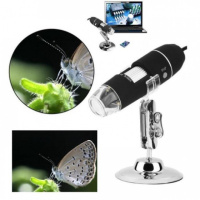 Цифровой микроскоп USB Digital Microscope zoom с Led подсветкой ZOOM 1600X Art-0484