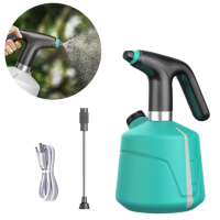 Ручной опрыскиватель для сада и огорода аккумуляторный портативный садовый,пластиковый,белый на 2 литра с удлинителем