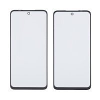 Стекло тачскрина с OCA плёнкой для Motorola G13 чёрное с олеофобным покрытием, закалённое